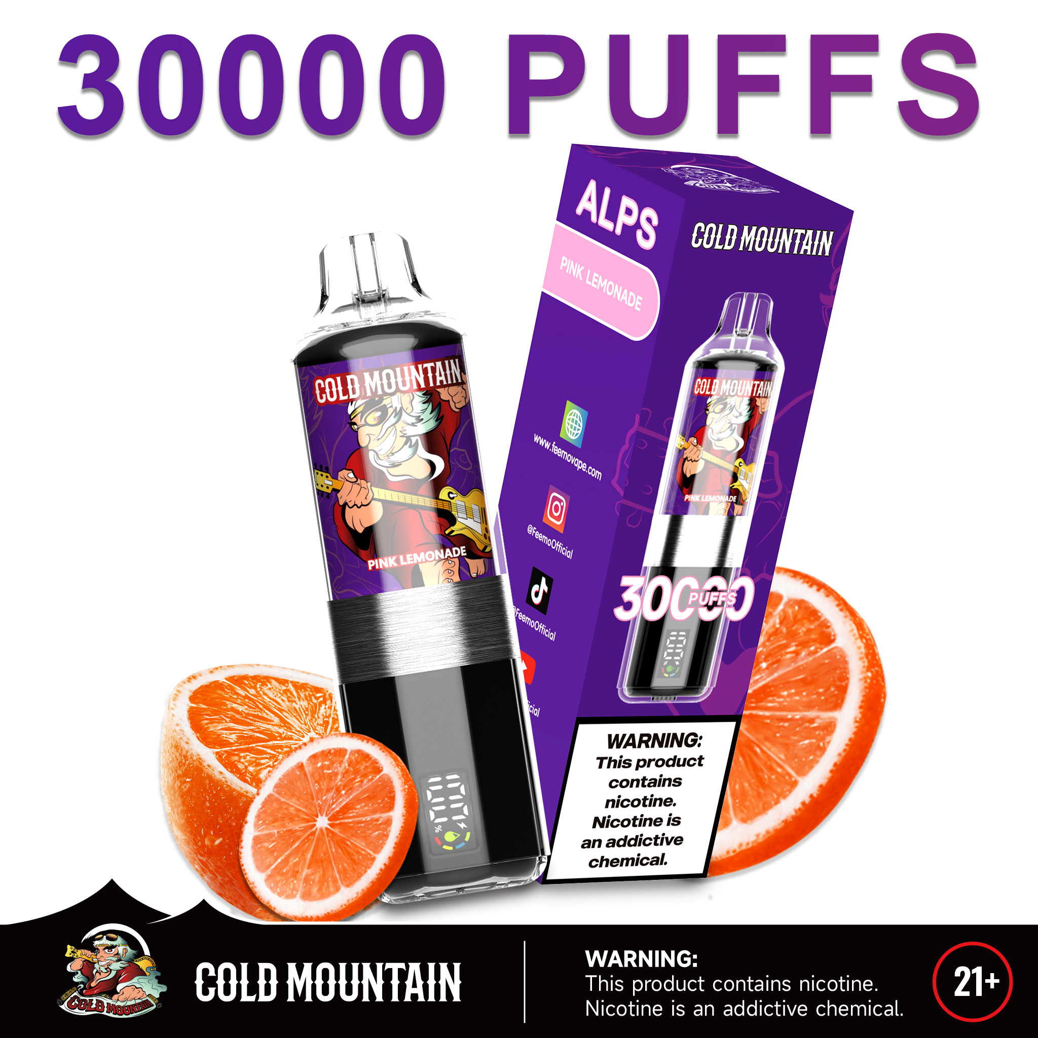 [Europe-PL01] Cold Mountain ALPS Kit Shisha Big Cloud 35ml-CigBest