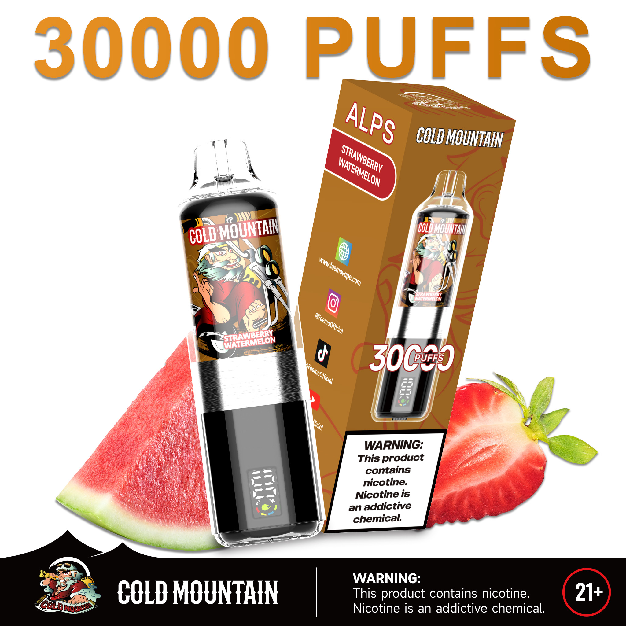 [Europe-PL01] Cold Mountain ALPS Kit Shisha Big Cloud 35ml-CigBest