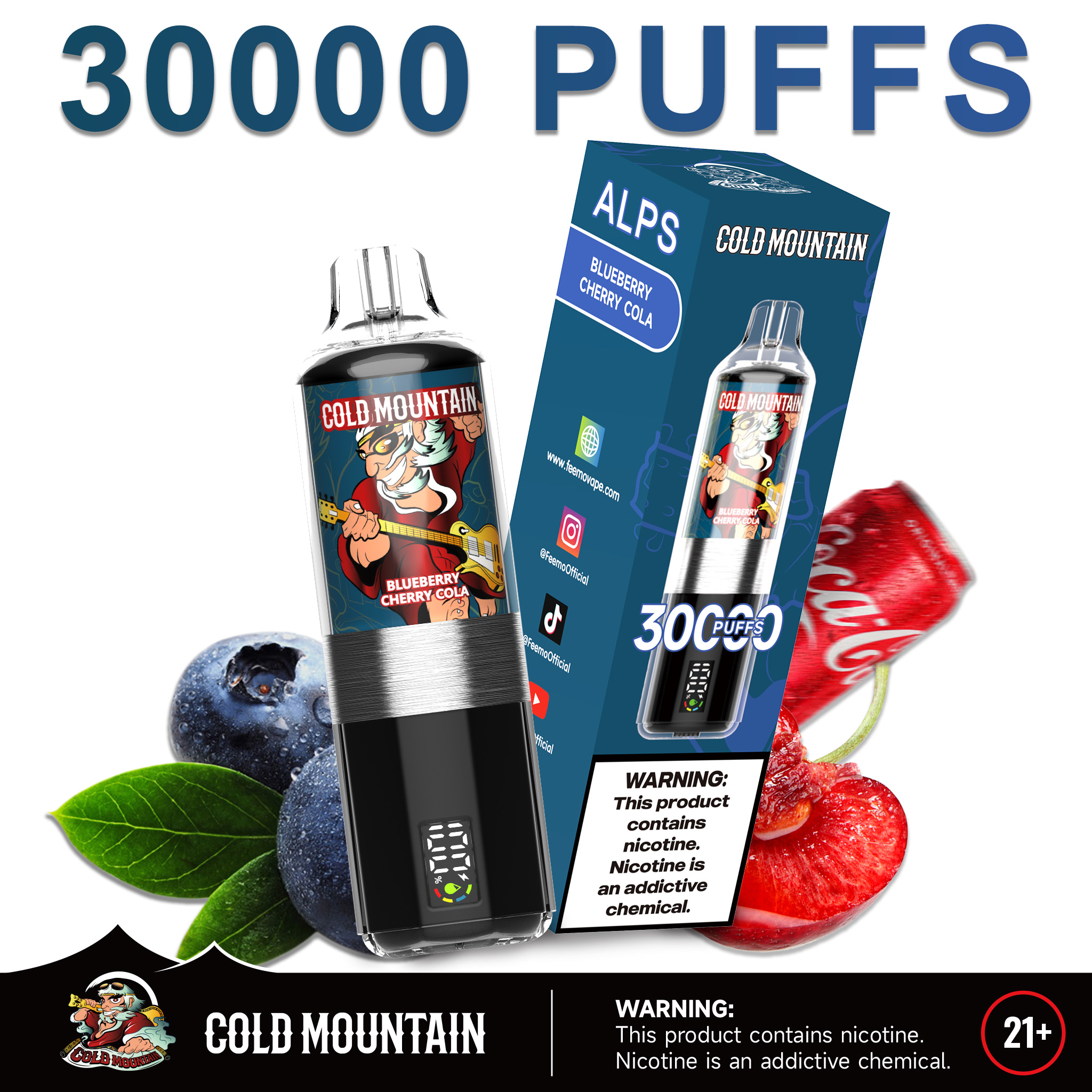 [Europe-PL01] Cold Mountain ALPS Kit Shisha Big Cloud 35ml-CigBest