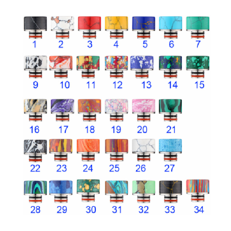 [Global-CN02][Pre-order] Reewape AS361 510 Drip Tip Random Color (10pcs/pack)-CigBest
