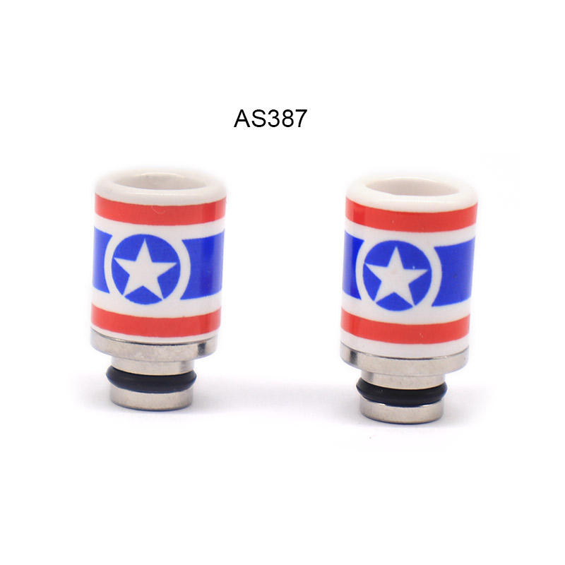 [Global-CN02] Reewape Resin 510 Drip Tip Random Color (10pcs/pack)-CigBest