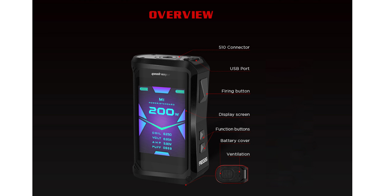 Geekvape Aegis X Mod