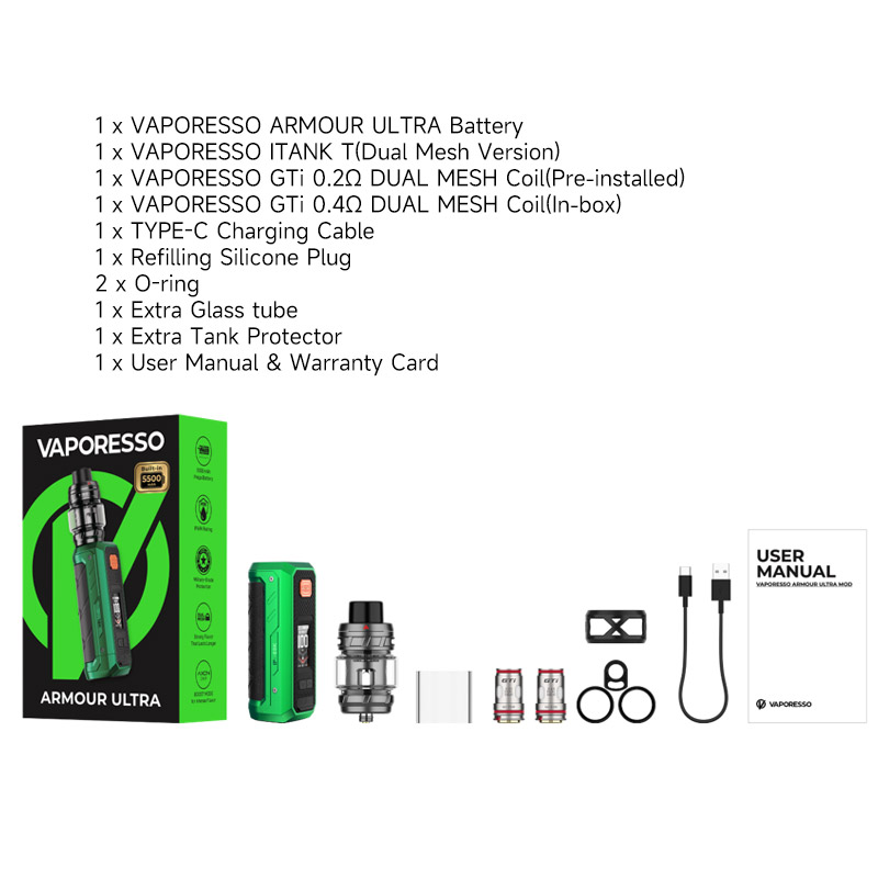 Vaporesso Armour Ultra Mod Kit 5500mAh (Max 100W) 6ml