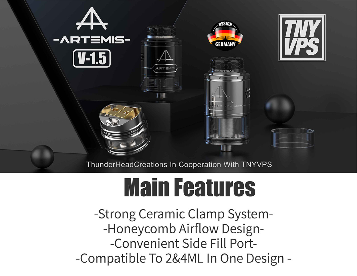 THC Artemis RDTA