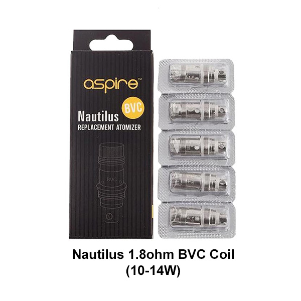 [Global-CN02] Aspire Nautilus Mesh and BVC (Bottom Vertical Core) Series Coils for Nautilus 2 & Zelos Kit & Nautilus Mini & Nautilus & K3 & Nautilus 2S & Nautilus 3 (5pcs/pack)-CigBest