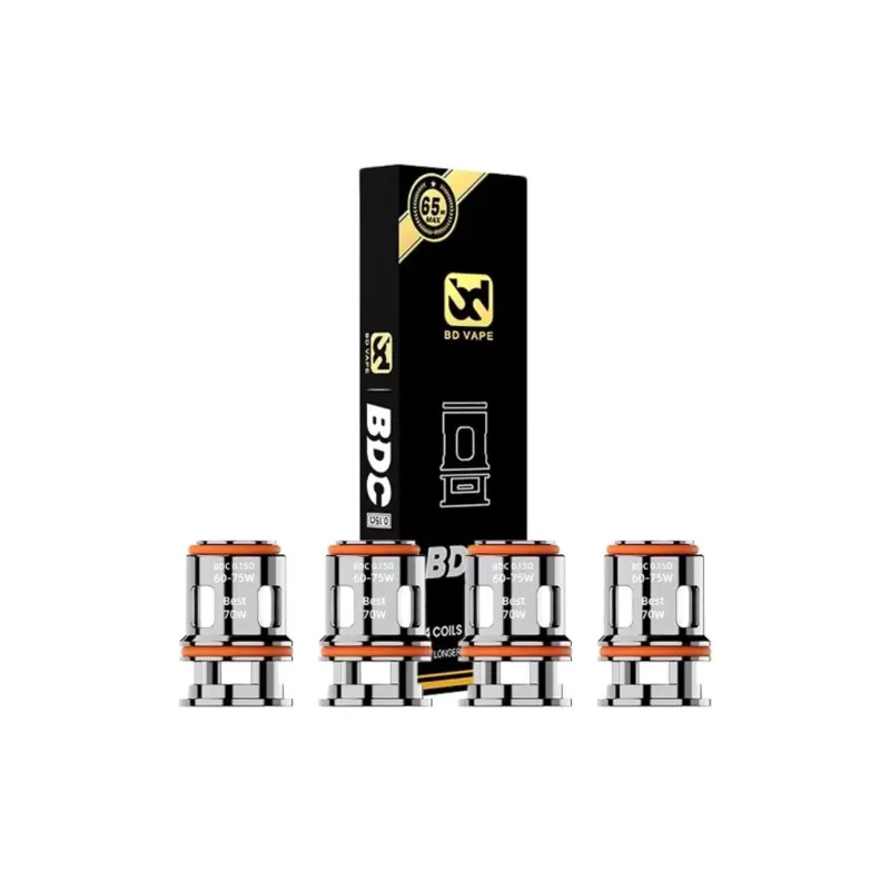 BD Vape BDC Mesh Coil for Blaster Kit,Precisio Tank (4pcs/pack)