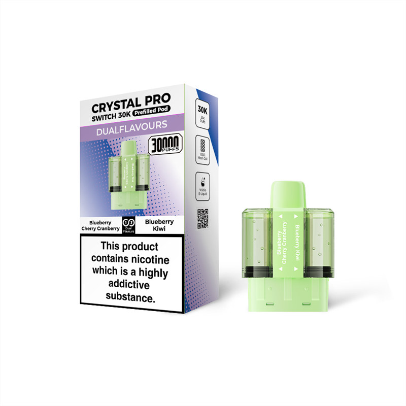 SUONON & Crystal Pro Switch 30K Prefilled Pod Cartridge 22ml (Dual Flavours)