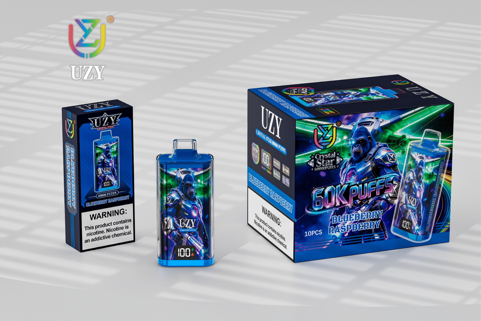 [Europe-DE01] UZY Crystal Star 60000 Kit kit 40ml