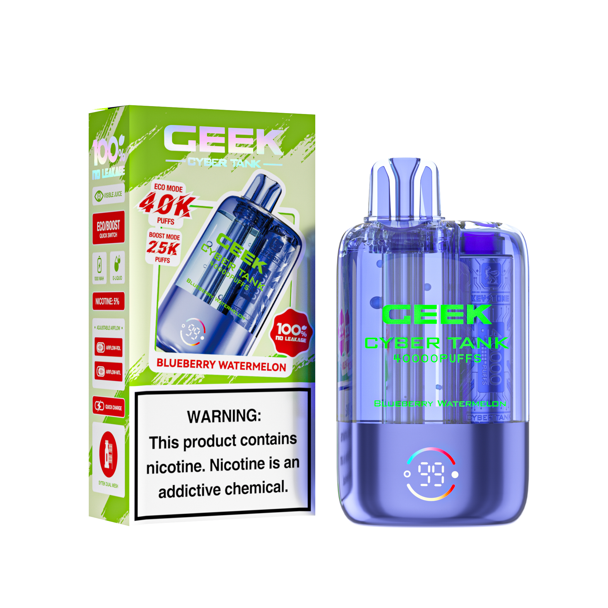 [Europe-PL01] KEYSTONE Geek Cyber Tank 40000 Kit 20ml