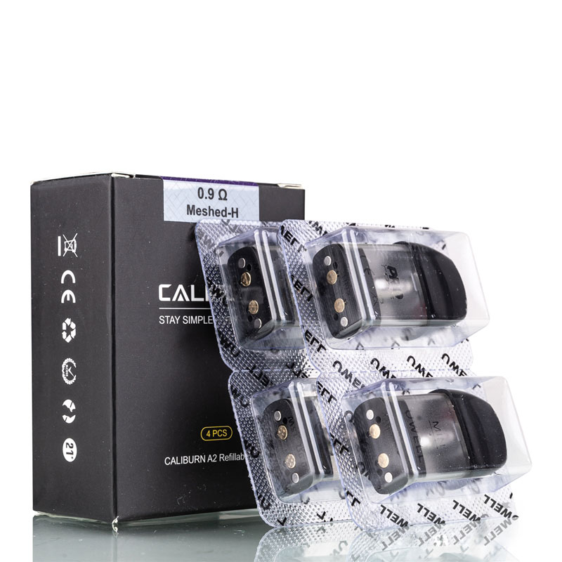 [Global-CN02] Uwell Caliburn A2 / Caliburn AK2 / Caliburn A2S Pod Cartridge 2ml (4pcs/pack)-CigBest