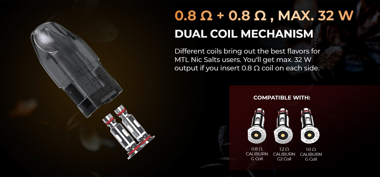 Uwell Caliburn Explorer Bausatz