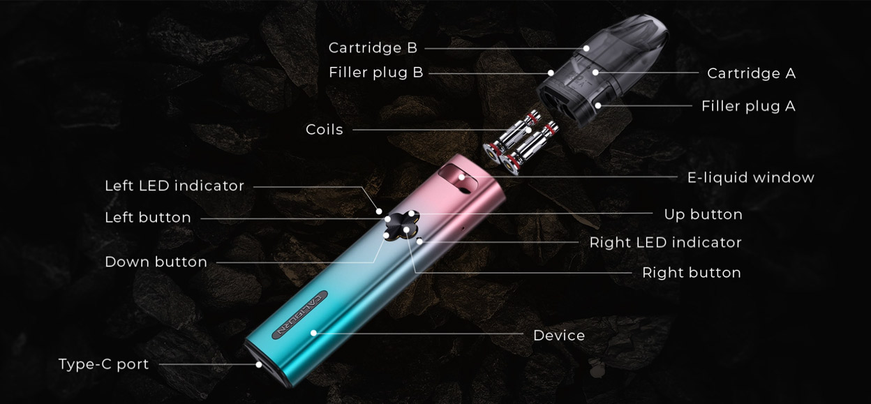 Uwell Caliburn Explorer Bausatz