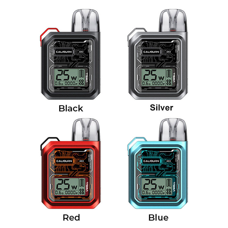 [Global-CN02] Uwell Caliburn GK3 Pod System Kit 900mAh 2.5ml-CigBest