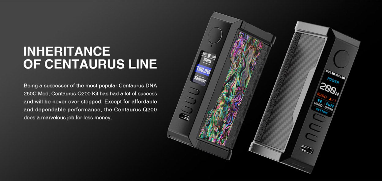Mod Centaurus Q200 di Lost Vape