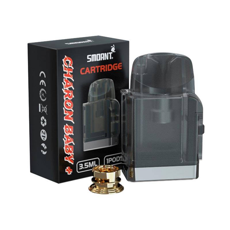 [Global-CN02][Pre-order] Smoant Charon Baby Plus Empty Pod Cartridge 3.5ml-CigBest