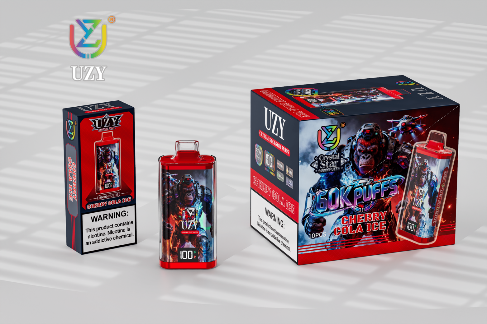 [Europe-DE01] UZY Crystal Star 60000 Kit kit 40ml