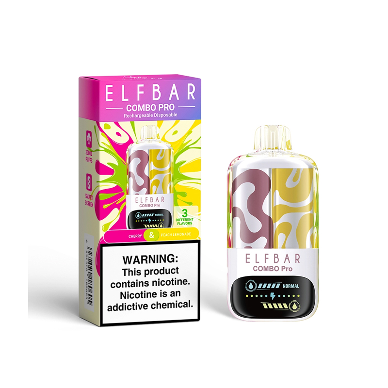 [Europe-PL01] Authentic ELFBAR COMBO Pro 30000 Kit 17ml 2 in 1