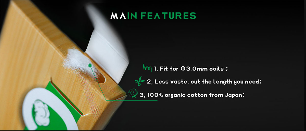 Vapefly Baumwollwolken