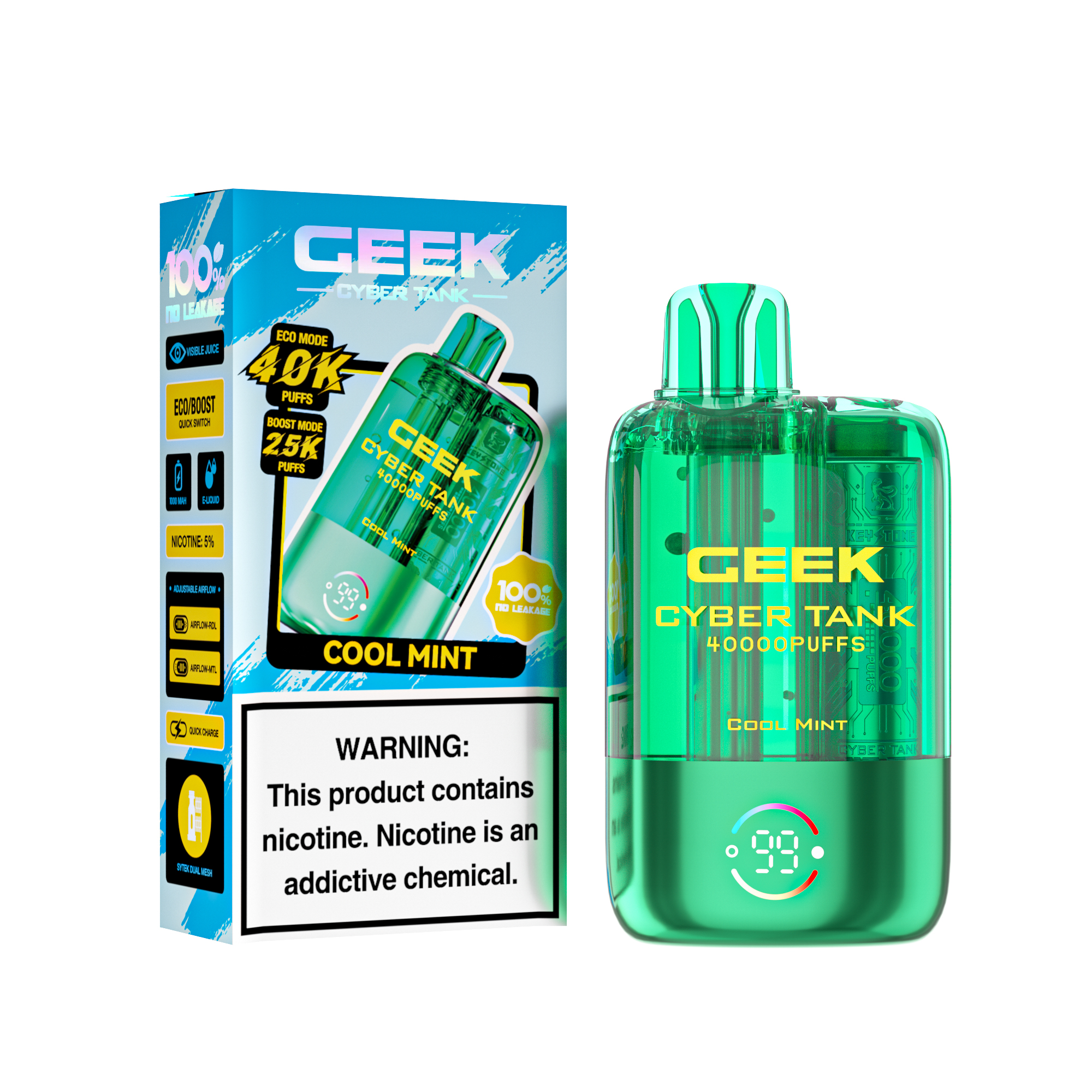 [Europe-PL01] KEYSTONE Geek Cyber Tank 40000 Kit 20ml
