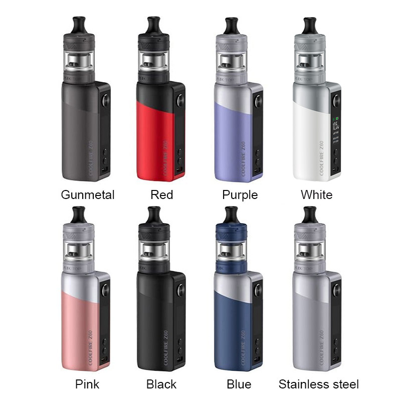 [Global-CN02] Innokin Coolfire Z60 Box Mod Kit with Zlide Top Tank Atomizer 2500mAh 3ml-CigBest