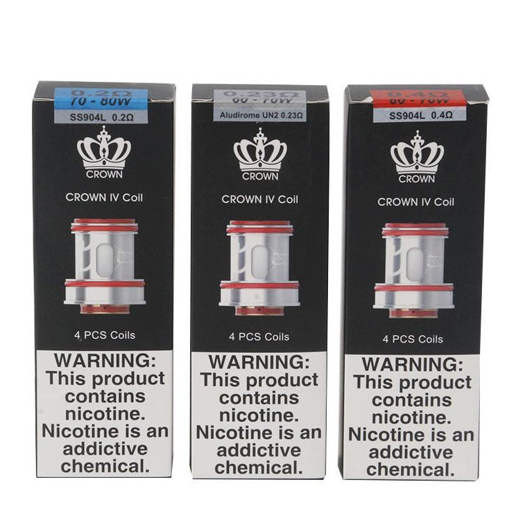 [Global-CN02] Uwell Crown IV Tank Replacement Coil (4pcs/Pack)-CigBest
