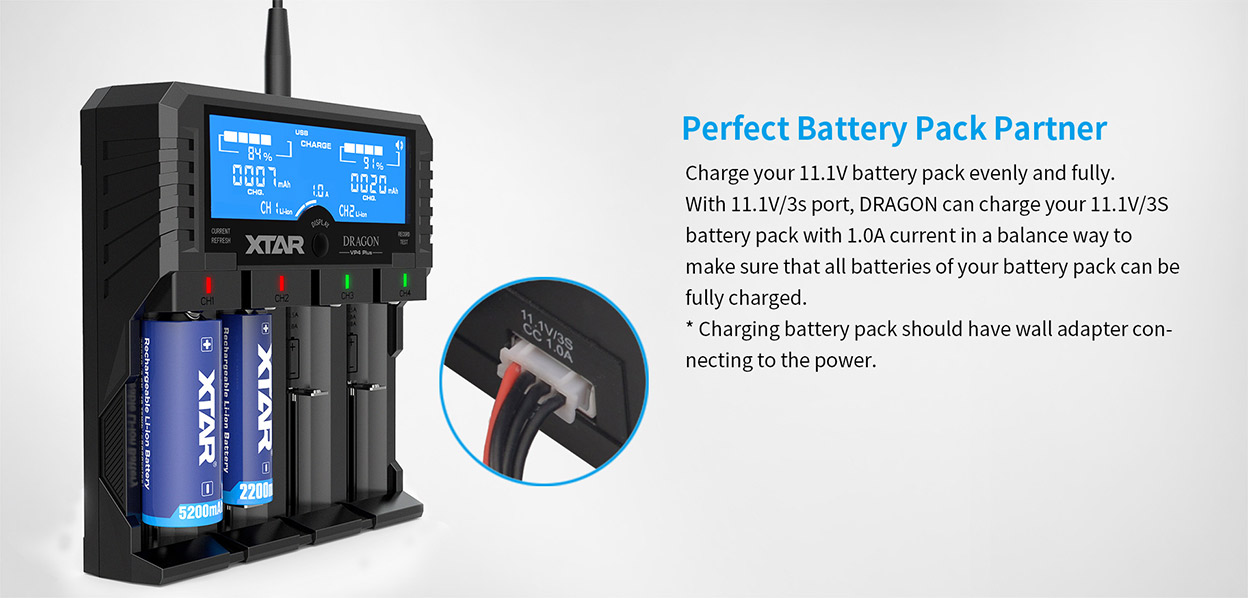 XTAR Dragon VP4 Plus Charger