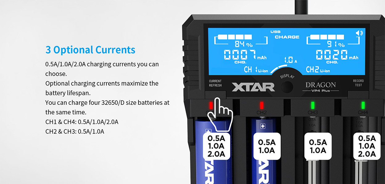 XTAR Dragon VP4 Plus Charger