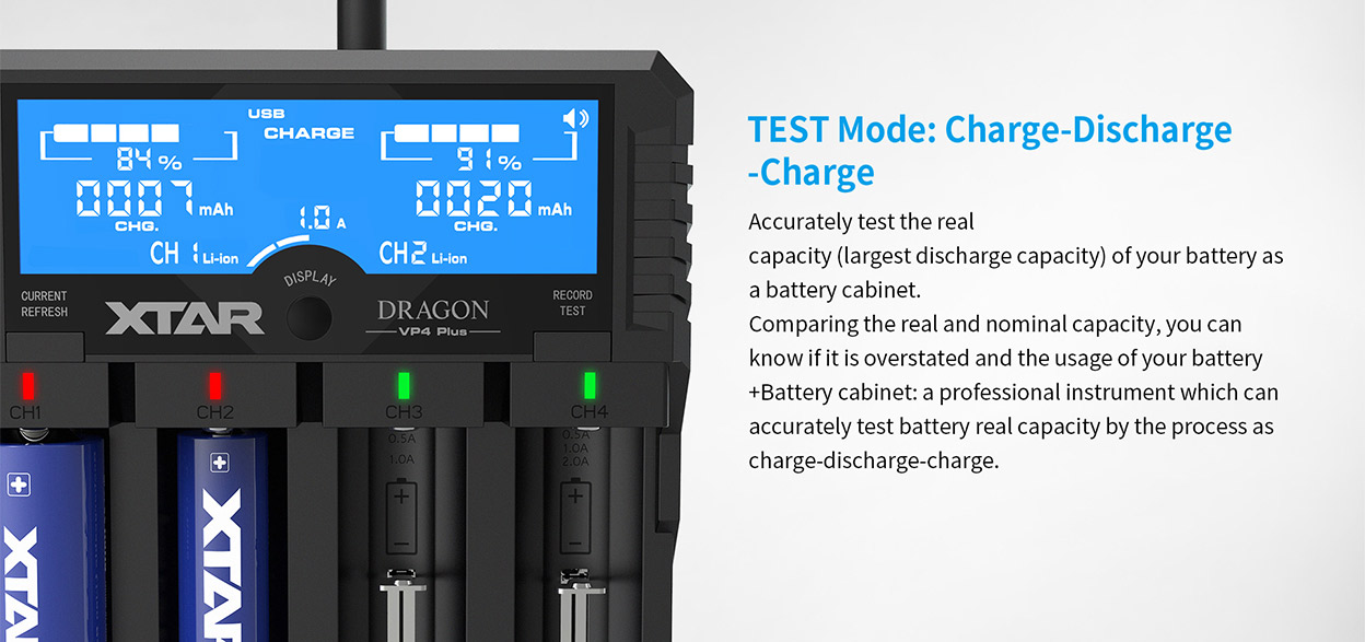 XTAR Dragon VP4 Plus Charger