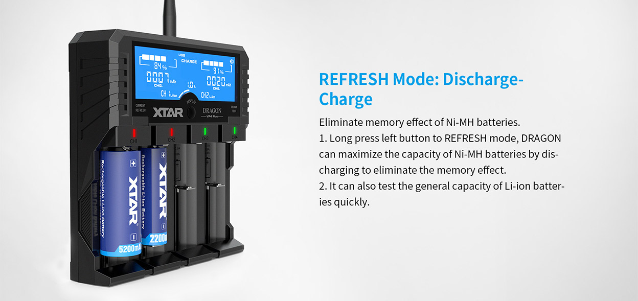 XTAR Dragon VP4 Plus Charger