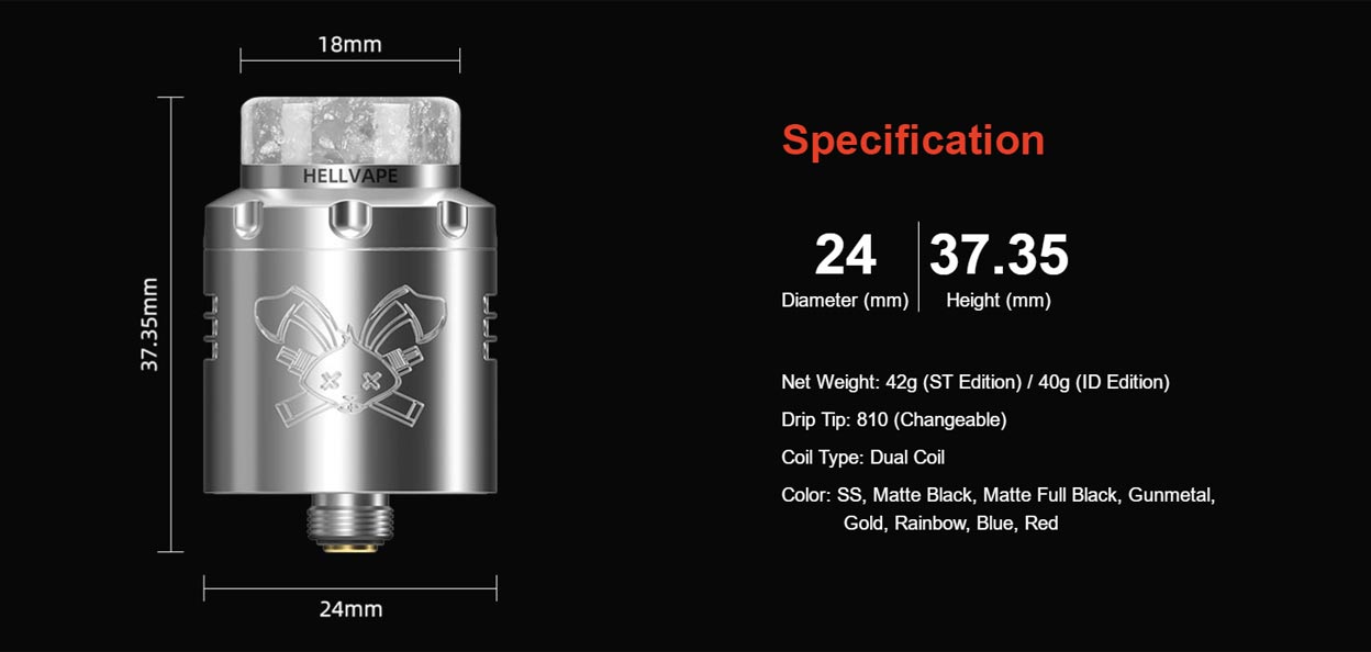 Hellvape Coniglio Morto 3 RDA