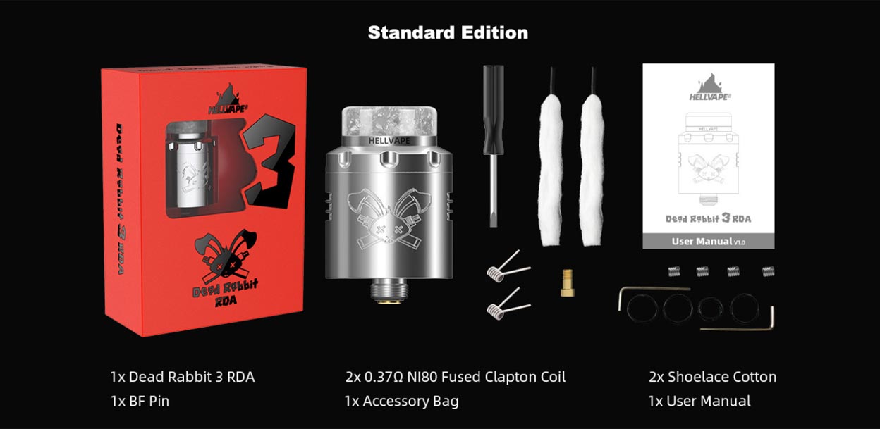 Hellvape Coniglio Morto 3 RDA