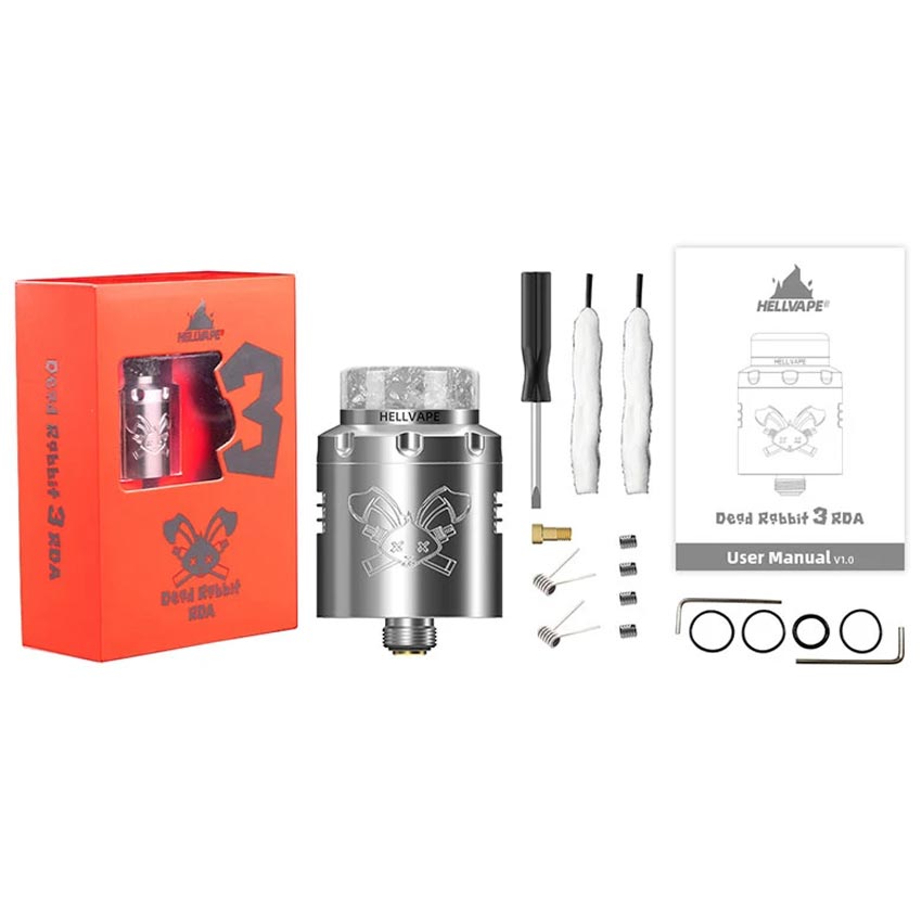 [Global-CN02] Hellvape Dead Rabbit 3 RDA Atomizer (24mm)