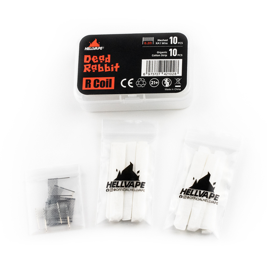 [Global-CN02] Hellvape Dead Rabbit R Tank Replacement Coil (10pcs/Pack)-CigBest
