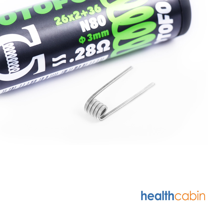 [Global-CN02][Pre-order] 10pcs Wotofo 0.28ohm Dual Core Fused Clapton Prebuilt Coils 26Ga*2+36Ga-CigBest