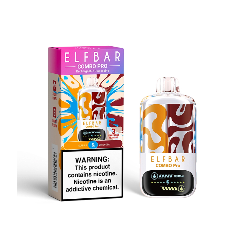 [Europe-PL01] Authentic ELFBAR COMBO Pro 30000 Kit 17ml 2 in 1