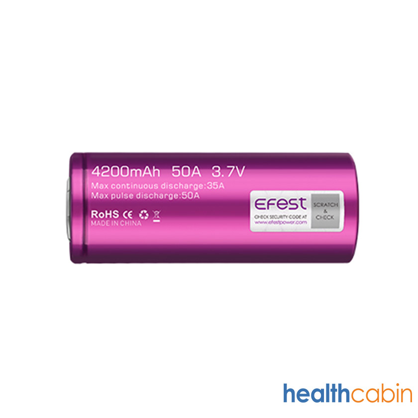 [Global-CN04][Clearance] Efest IMR 26650 4200mAh 50A Flat Top Li-ion Rechargeable Battery-CigBest