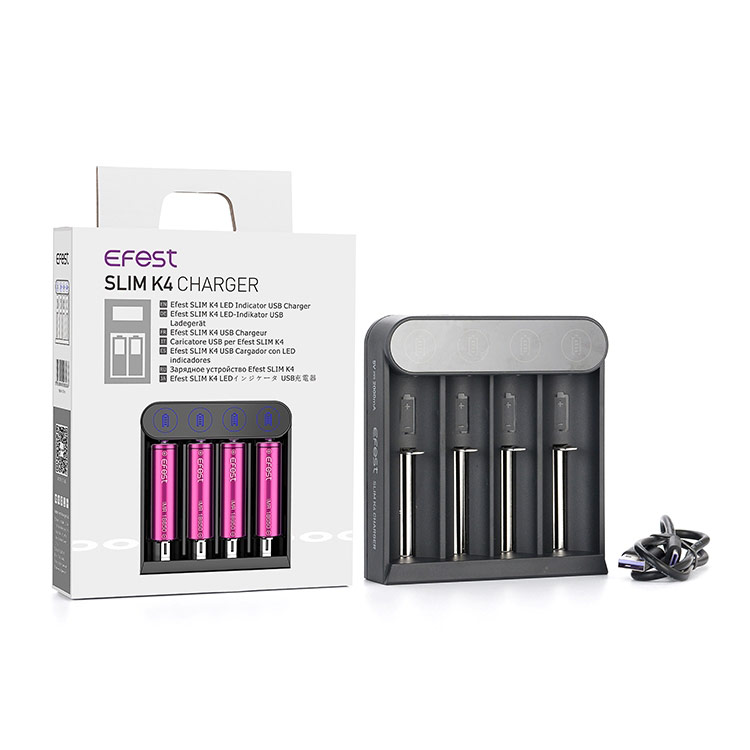 Efest Slim K4 LED Indicator USB Charger