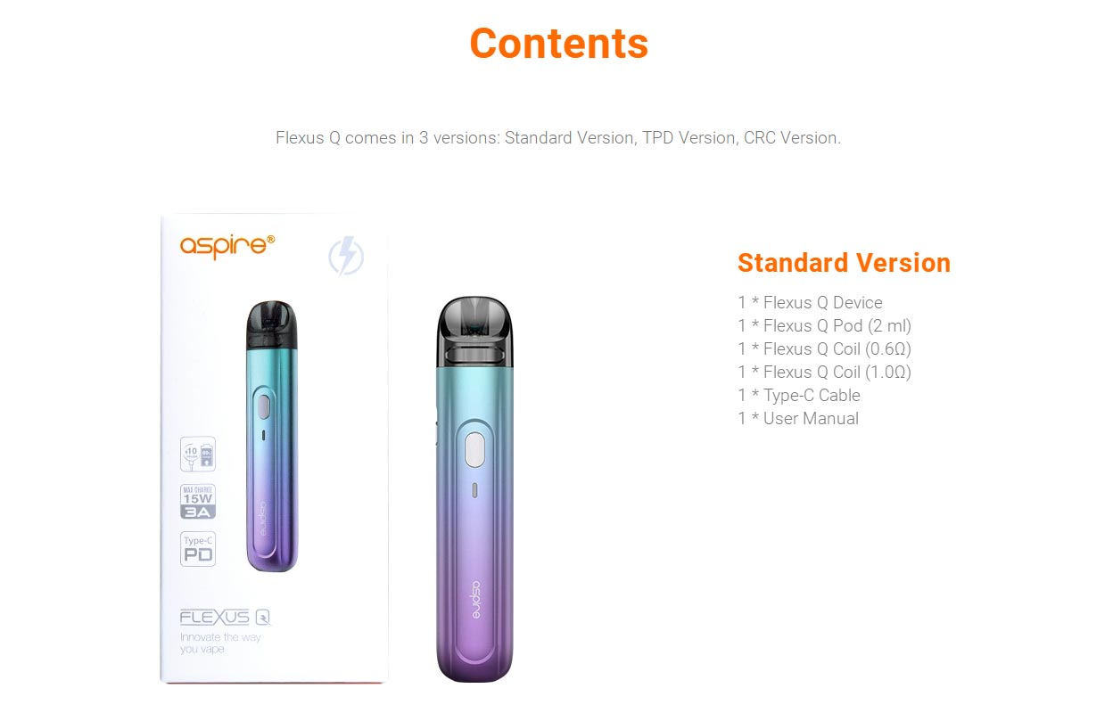Aspire Flexus Q Kit