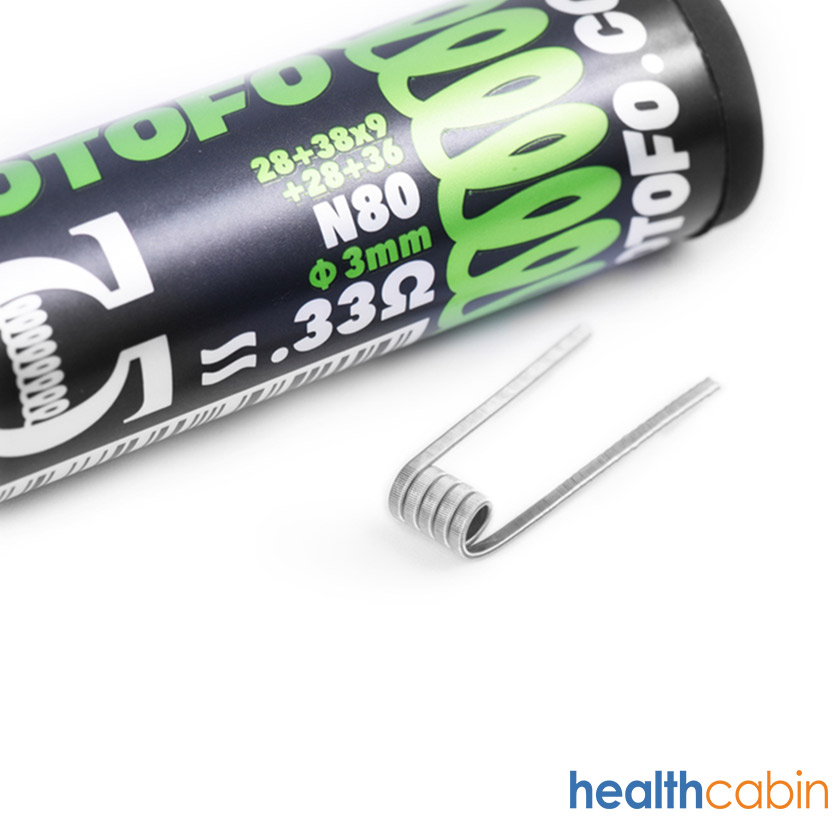 [Global-CN02] 10pcs Wotofo 0.33ohm Framed Staple Clapton Prebuilt Coils 28Ga+38Gax9+28Ga+36Ga-CigBest