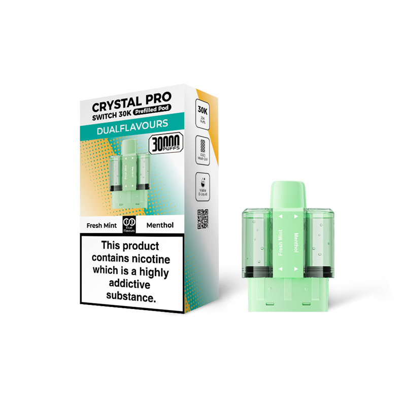 SUONON & Crystal Pro Switch 30K Prefilled Pod Cartridge 22ml (Dual Flavours)