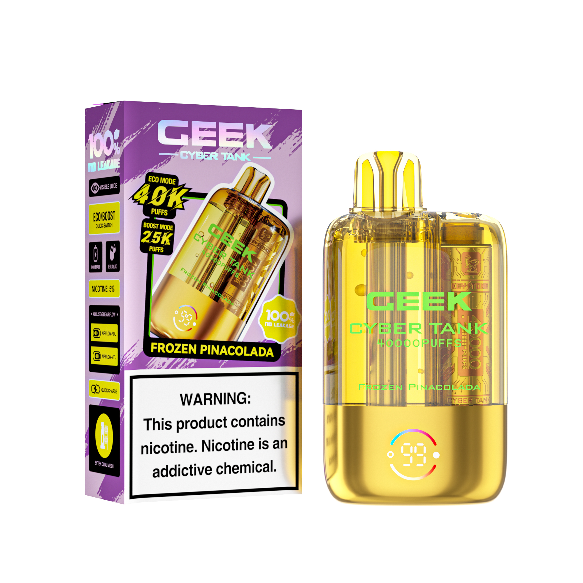 [Europe-PL01] KEYSTONE Geek Cyber Tank 40000 Kit 20ml
