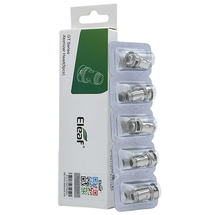 [Global-CN02] Eleaf GT Replacement Coil Head for ijust Mini Tank, GTiO Tank, iJust AIO Kit (5pcs/pack)-CigBest
