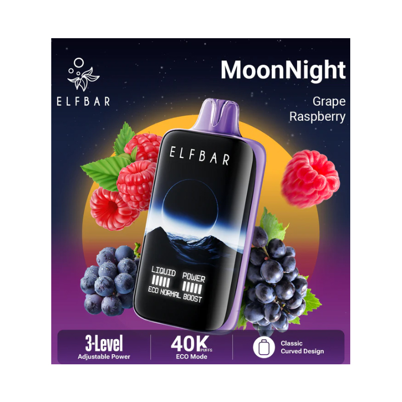 [Europe-PL01] ELFBAR Moon Night 40000 Kit 23ml