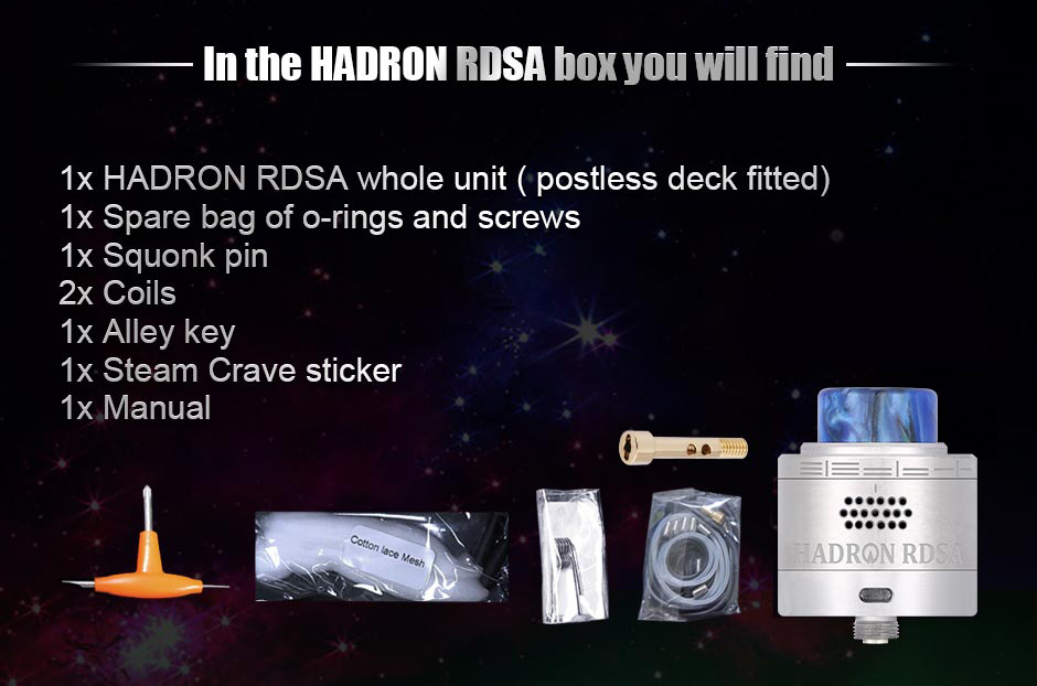 Vapore Crave Hadron RDSA
