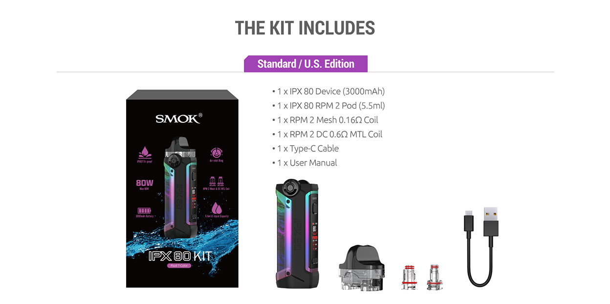Smok IPX80 Pod-Kit