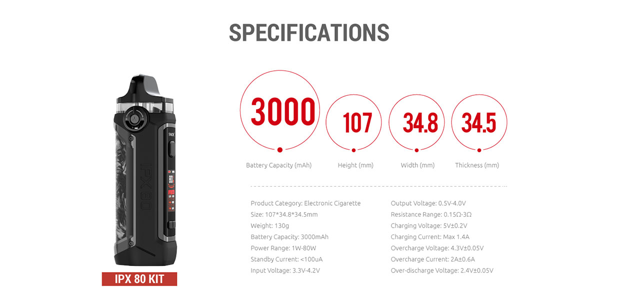 Smok IPX80 Pod-Kit