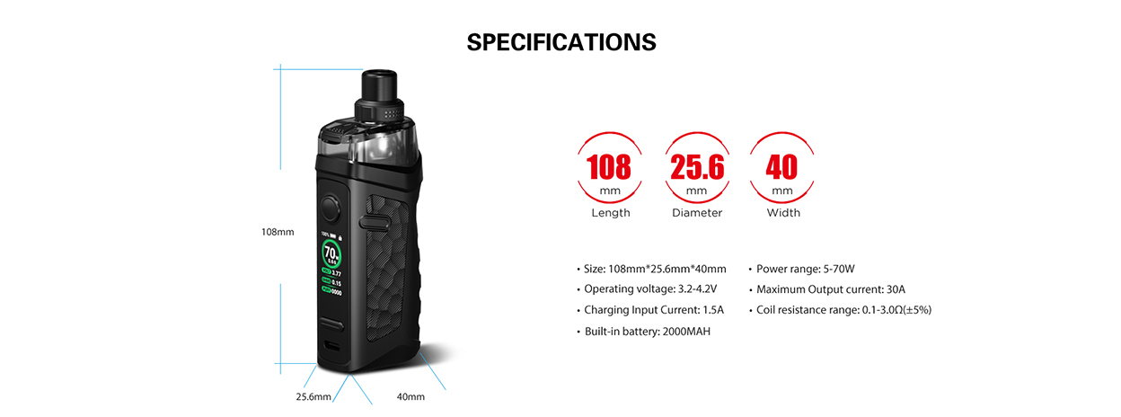 Vandy Vape Jackaroo 70W Kit