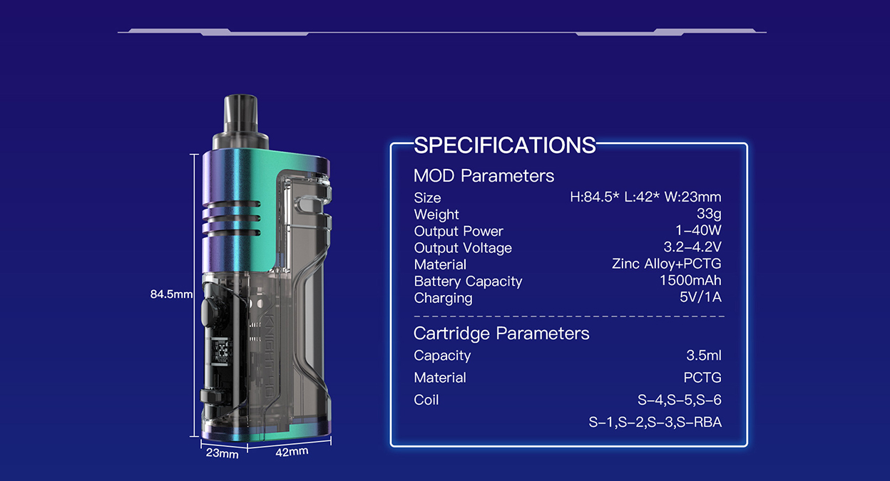 Smoant Knight 40 Bausatz