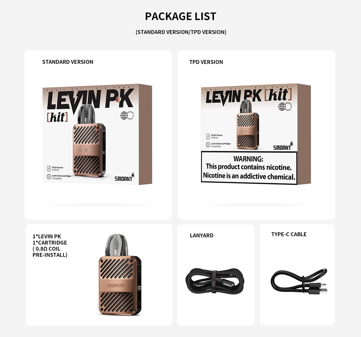 Smoant Levin PK Kit