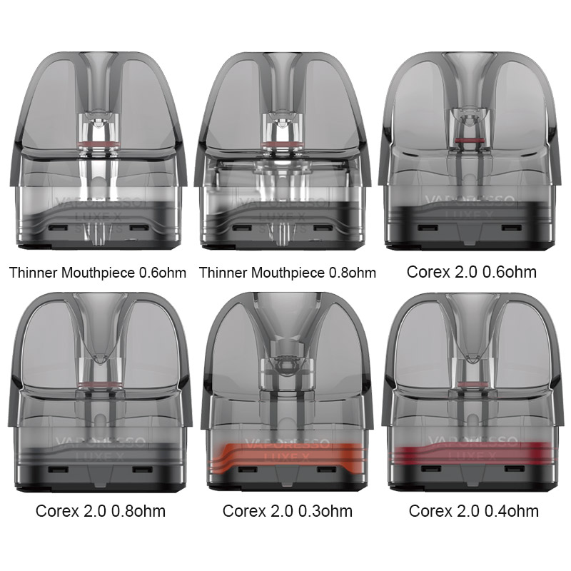 [Global-CN02][New] Vaporesso LUXE X / LUXE XR / LUXE XR Max / LUXE X PRO / LUXE X2 Pod Cartridge 5ml (2pcs/pack)-CigBest